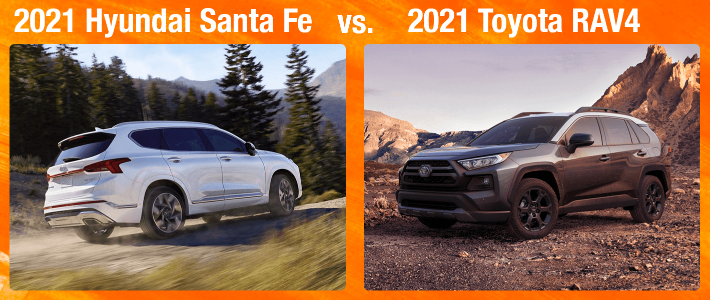 2021 Santa Fe vs 2021 Toyota RAV4 Chicago IL Family Hyundai