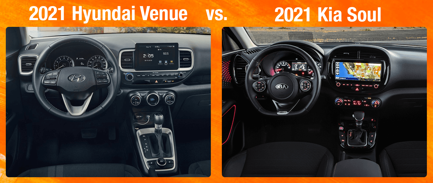 2021 Hyundai Venue vs 2021 Kia Soul Chicago IL Family Hyundai