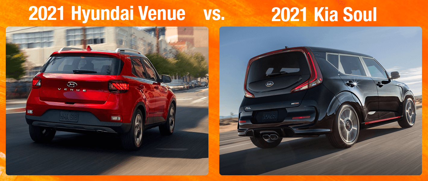 2021 Hyundai Venue vs 2021 Kia Soul Chicago IL Family Hyundai