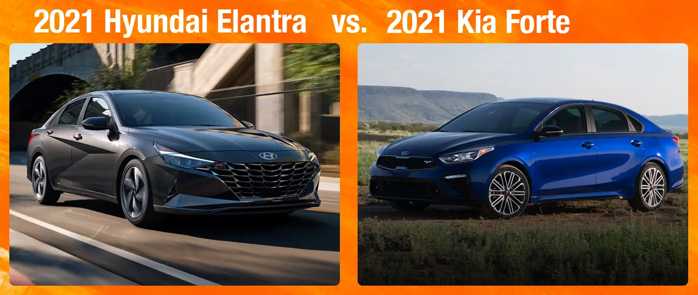 2021 Hyundai Elantra Vs. 2021 Kia Forte in Chicago Illinois | Family ...