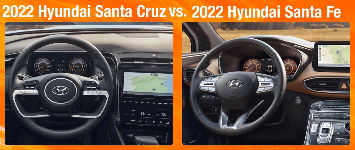 How the 2022 Hyundai Santa Cruz & 2022 Hyundai Santa Fe Compare ...