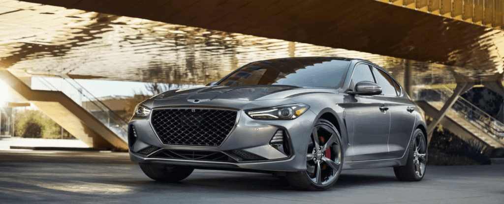 G70 parked under bridge