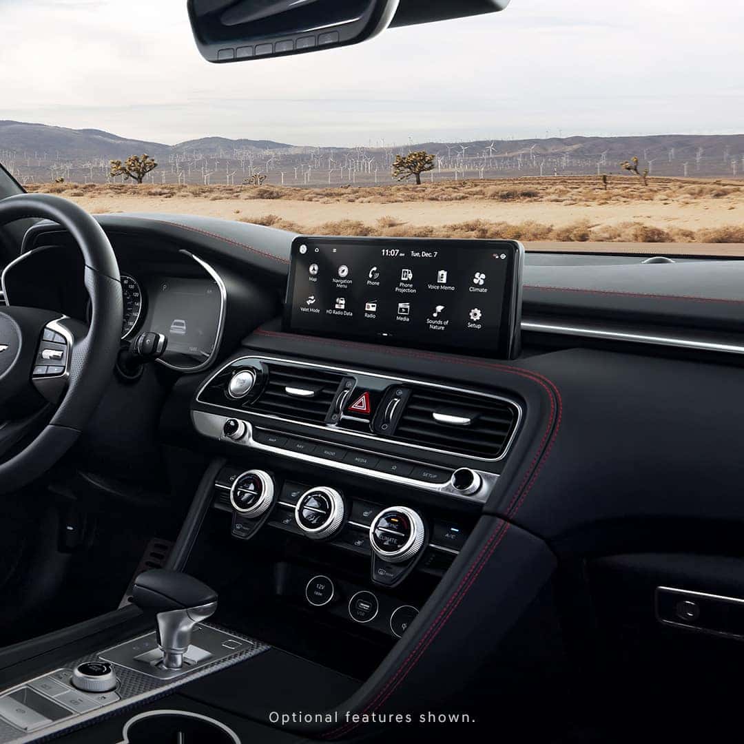 Interior Features of the 2023 Genesis G70 Genesis of Kearny Mesa