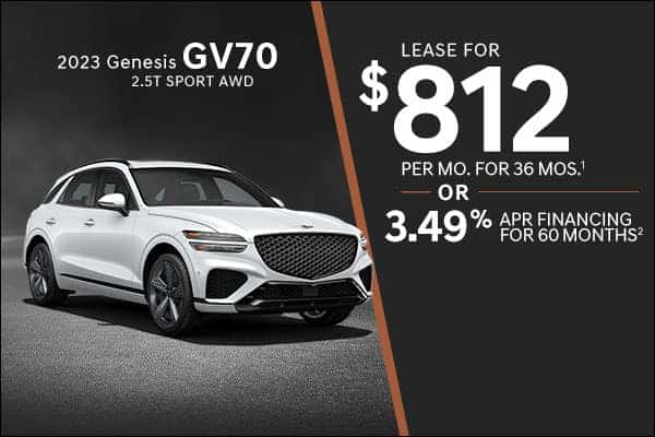 New 2023 Genesis GV70 2.5T Sport AWD