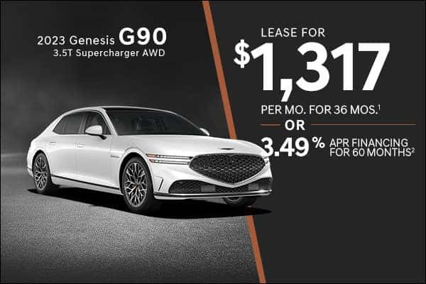 New 2023 Genesis G90 3.5T Standard AWD