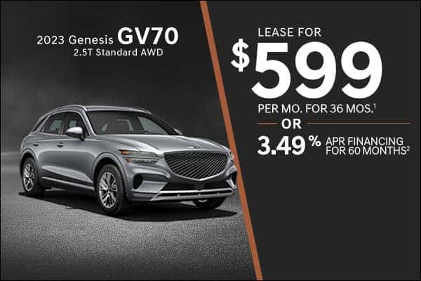 New 2023 Genesis GV70 2.5T Standard AWD