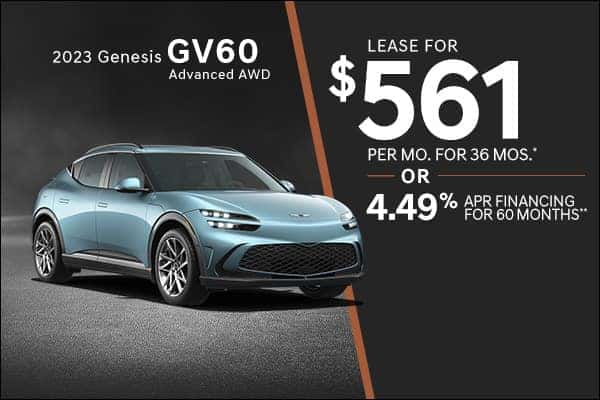 New 2023 Genesis GV60 Advanced AWD