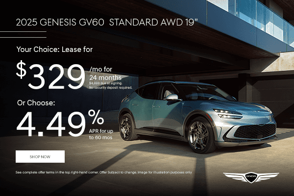 2025 Genesis GV60 STANDARD AWD 19”