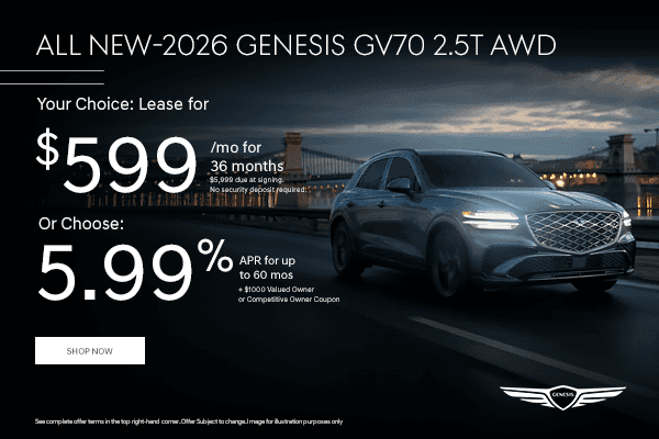 ALL NEW-2026 Genesis GV70 2.5T AWD