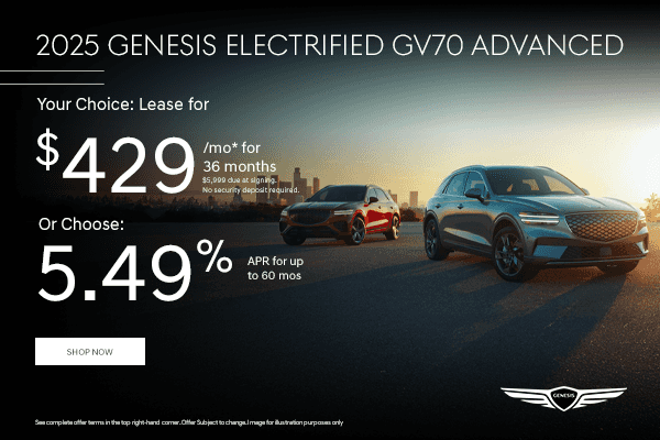 2025 Genesis ELECTRIFIED GV70 ADVANCED