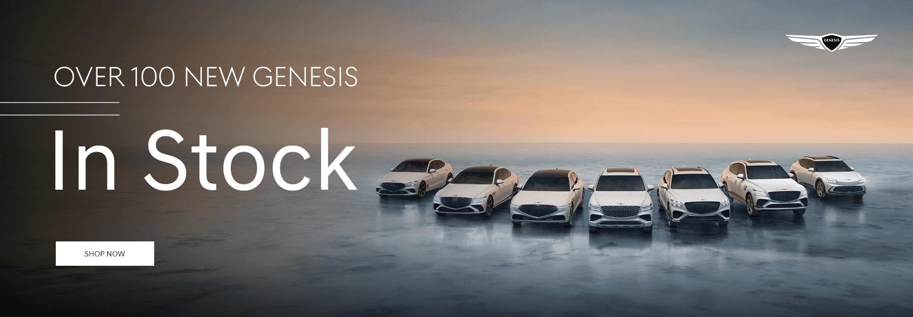 Over 100 New Genesis in stock