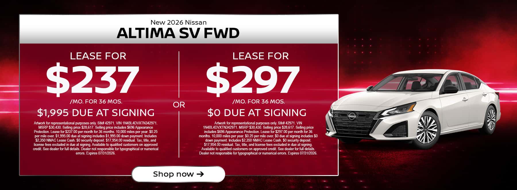 Altima Lease Offer