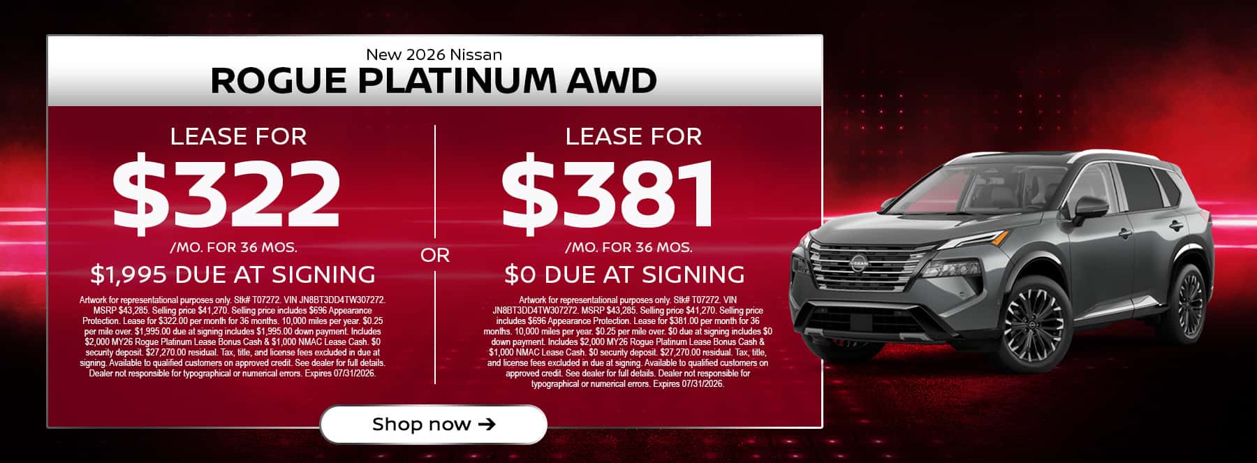 Rogue Lease Offer