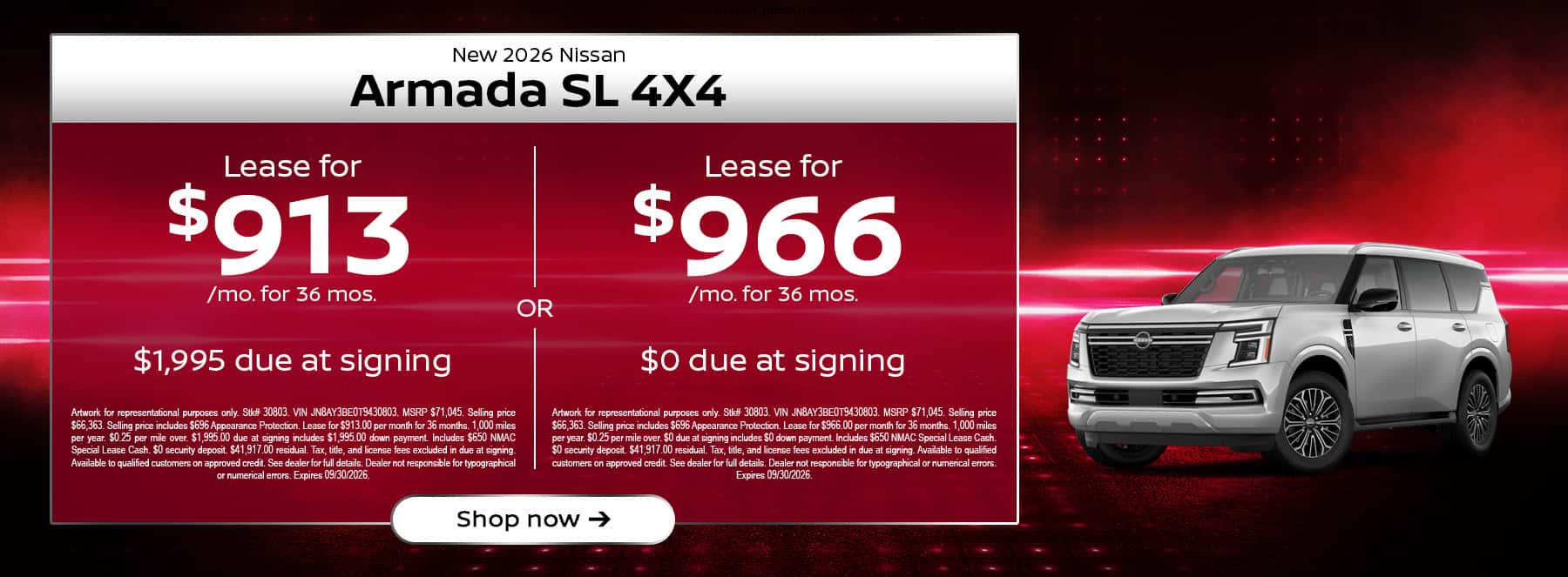Armada SL Offer