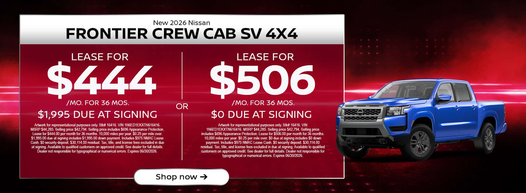 Frontier Lease Offer