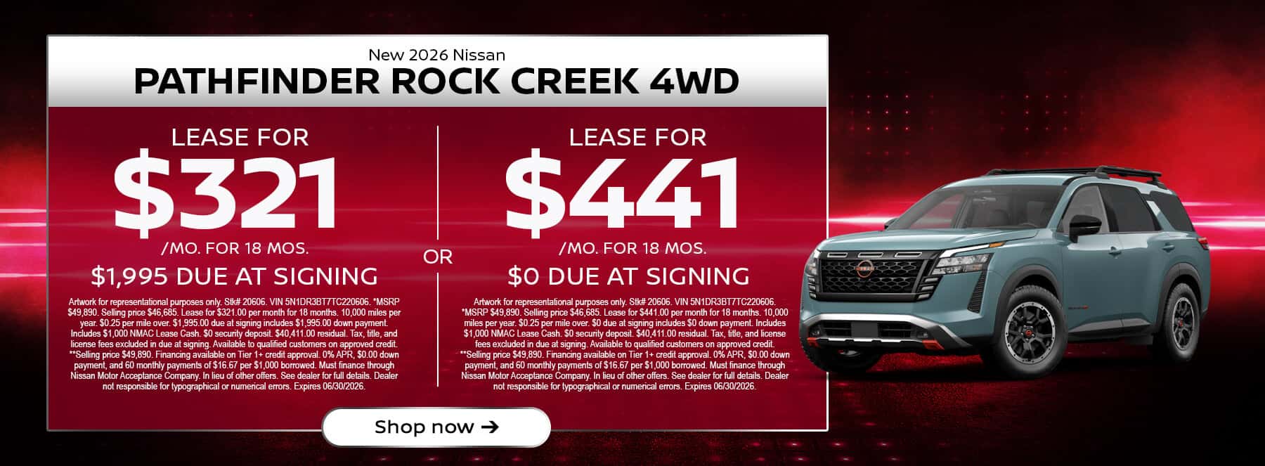 Pathfinder Lease Offer