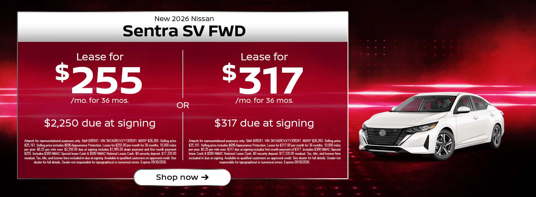 Sentra Offer