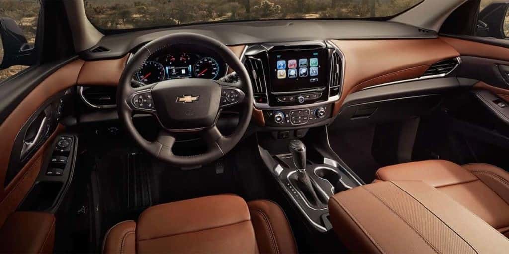 2018 chevy traverse redline interior