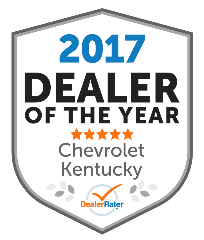 2017 DealerRater Dealer of the Year Chevy Kentucky