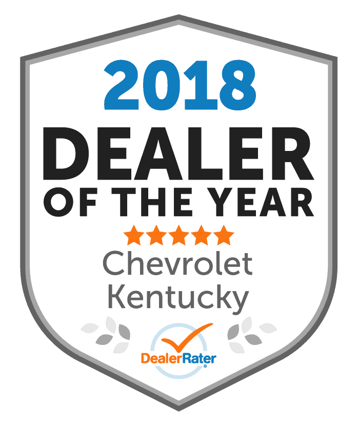 2018 DealerRater Dealer of the Year Chevy Kentucky