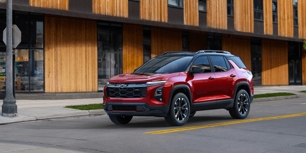 2026 Chevy Equinox parked on city street