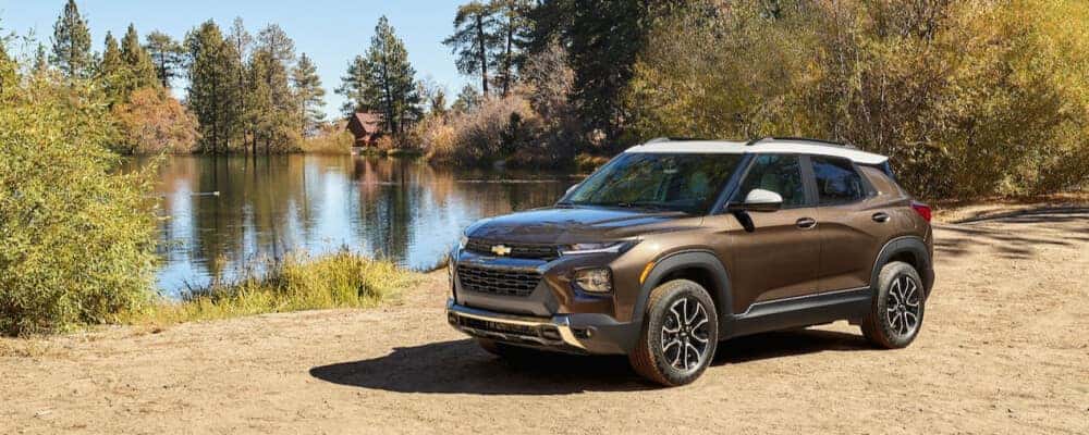 2021 Chevrolet Trailblazer parked next to lake
