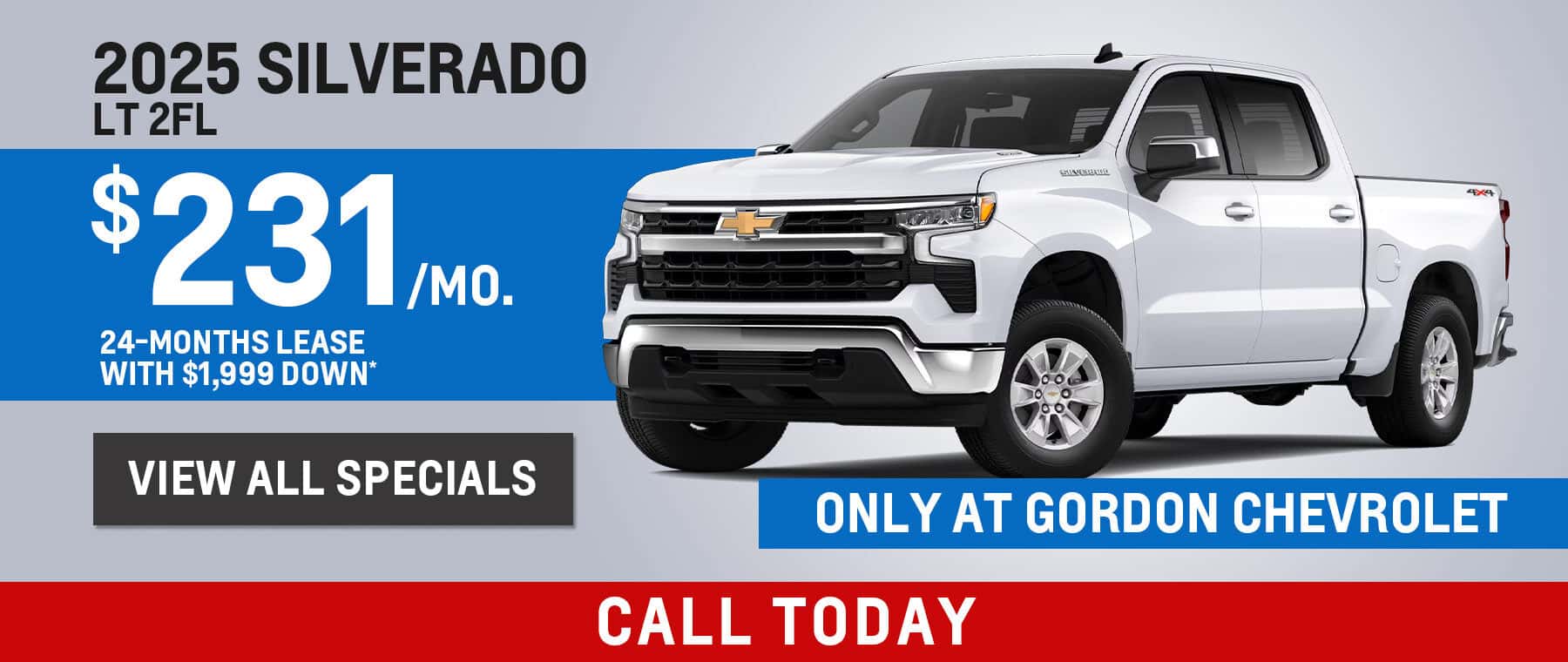 May Silverado Specail Offer