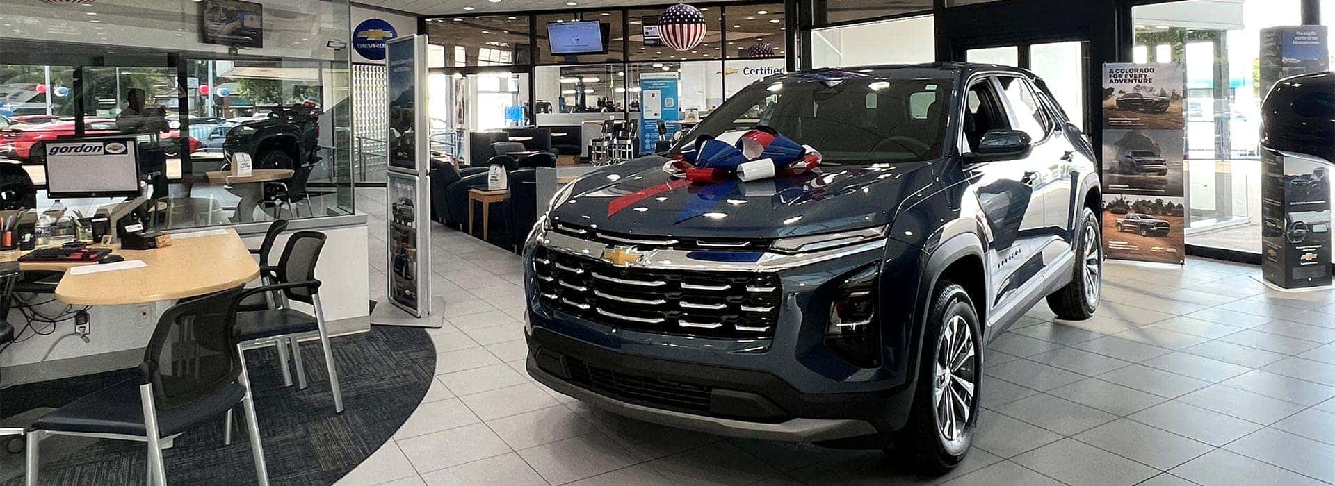 Gordon Chevrolet showroom