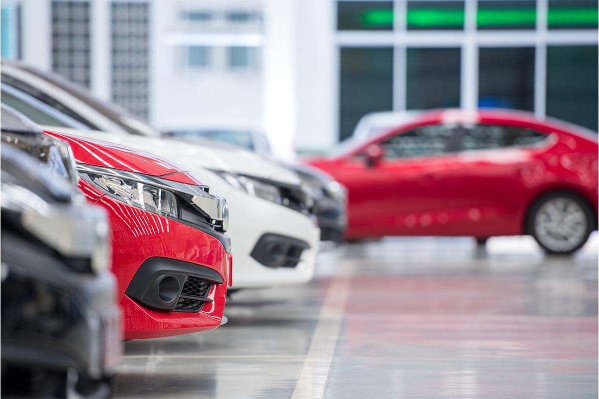 Cars at a delaership