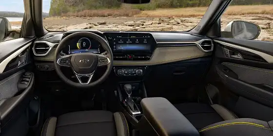 Versatile and spacious interior of the 2026 Trailblazer