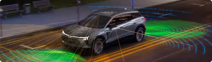 Chevy Safety Assist feature illustration