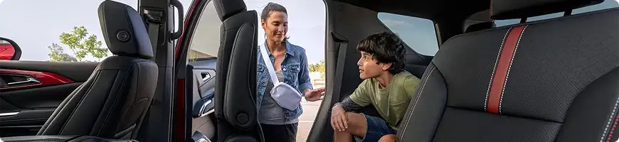 Room for car seats and gear in a Chevrolet family SUV