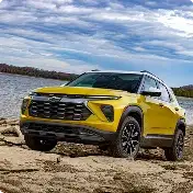 Chevrolet bowtie badge on an affordable new Chevrolet SUV