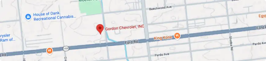 Directions to Gordon Chevrolet on Ford Road from across Metro Detroit