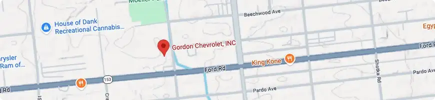 Directions to Gordon Chevrolet from Westland on Ford Road