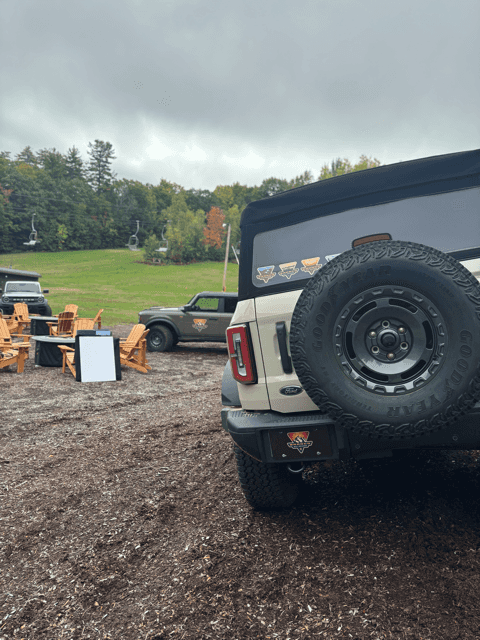 Ford Bronco's at Bronco Wild Fund Event
