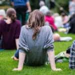People at an outdoor event