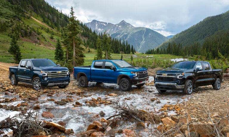 2022 Chevy Silverado 1500 exterior 3 in lineup