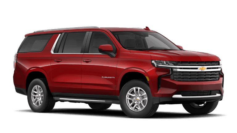 2022 Chevy Suburban LT Exterior - Cherry Red