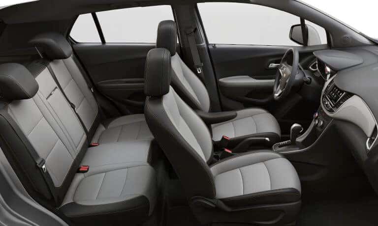2022 Chevy Trax Interior Seating Side View