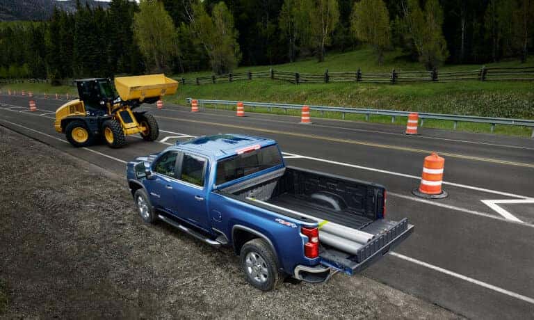2023 Chevy Silverado 2500 HD Exterior Near Road Construction