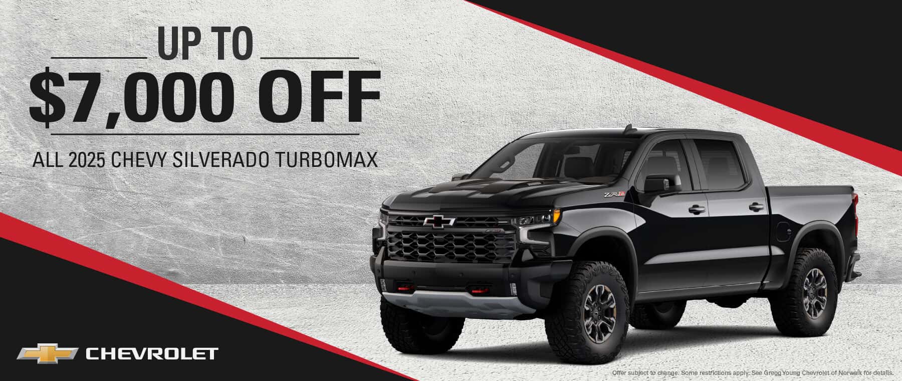 2025 Chevy Silverado Turbomax - Up to $7000 off