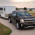 Chevy Silverado Towing Trailer
