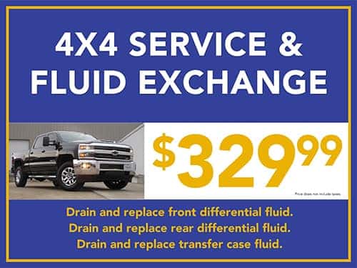 4x4 Service & Fluid Exchange