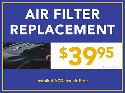 Engine Air Filter Replacement