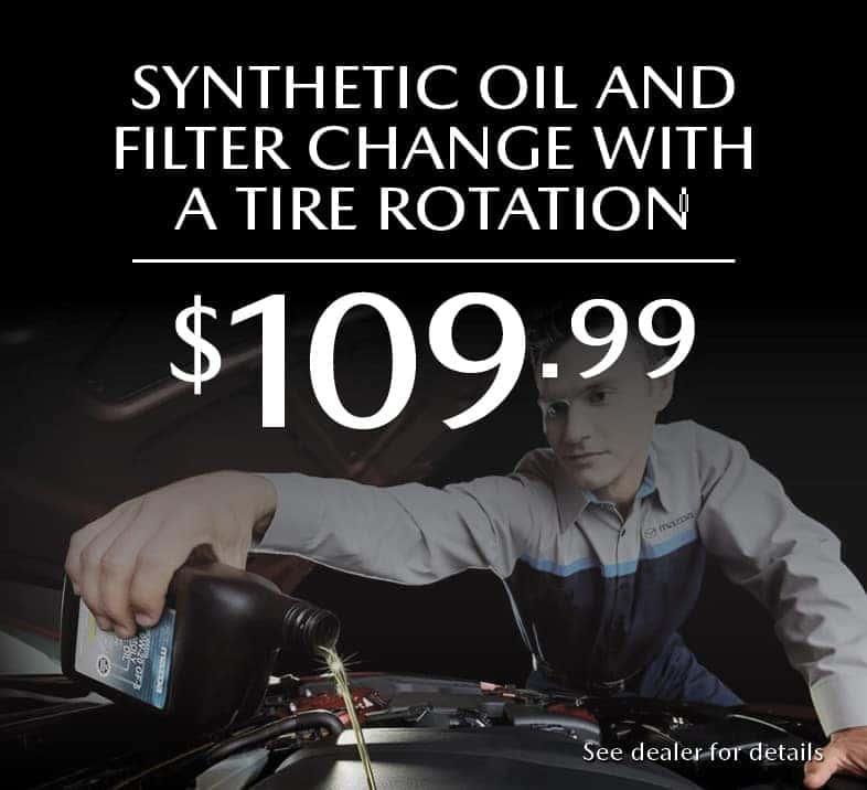 Synthetic Oil and Filter change with a Tire Rotation $109.99