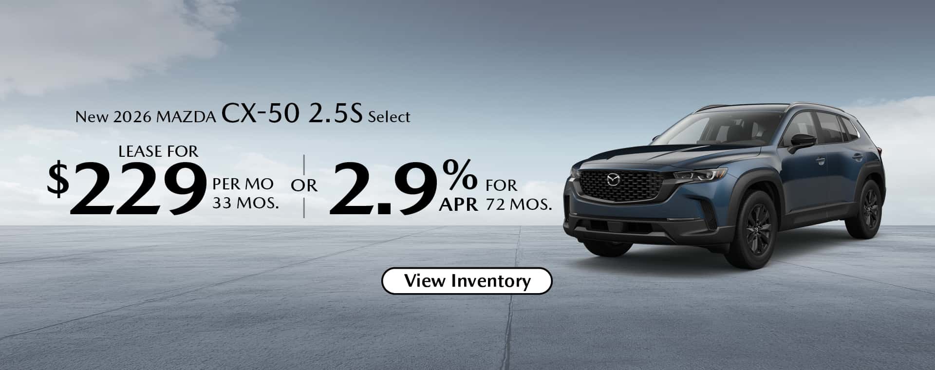 New 2026 Mazda CX-50 2.5S Select