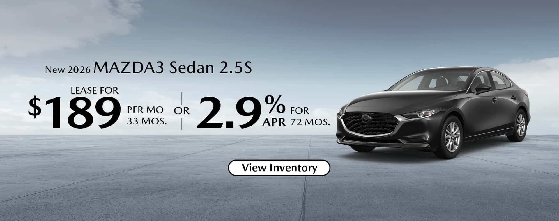 New 2026 Mazda3 Sedan 2.5S