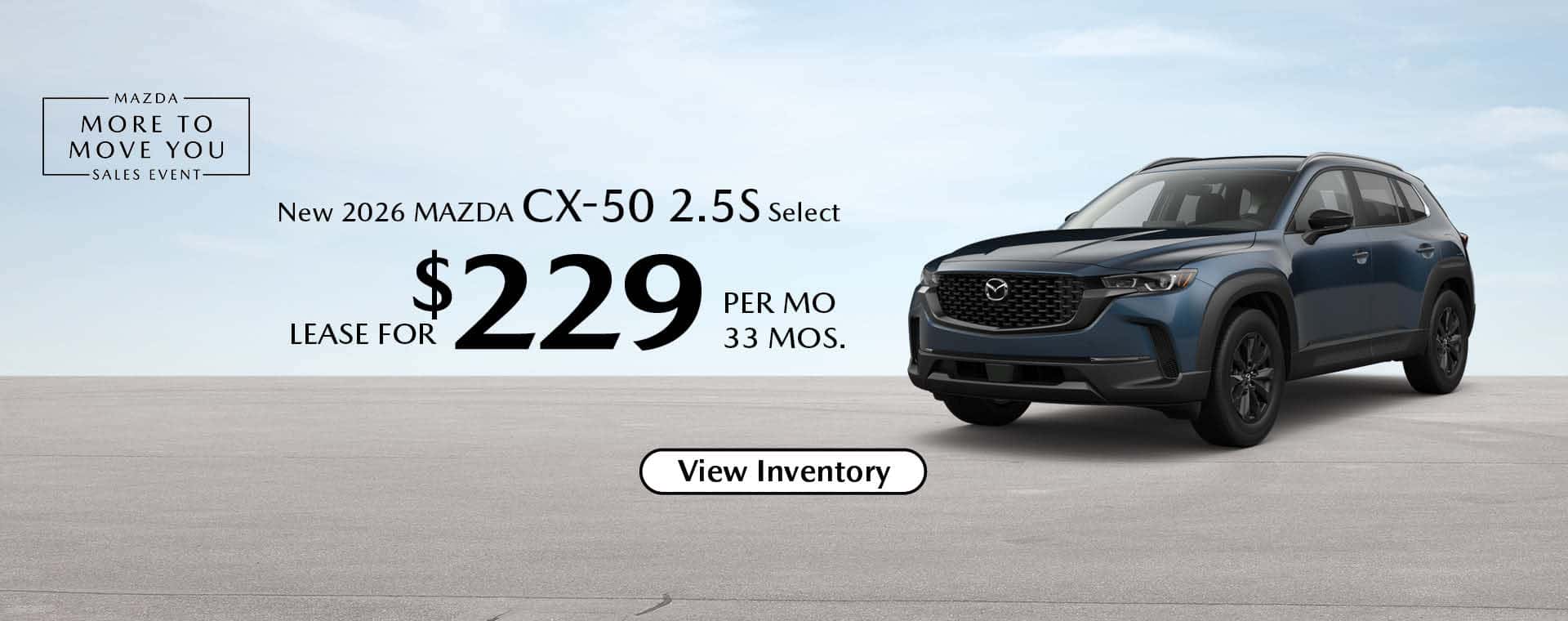 New 2026 Mazda CX-50