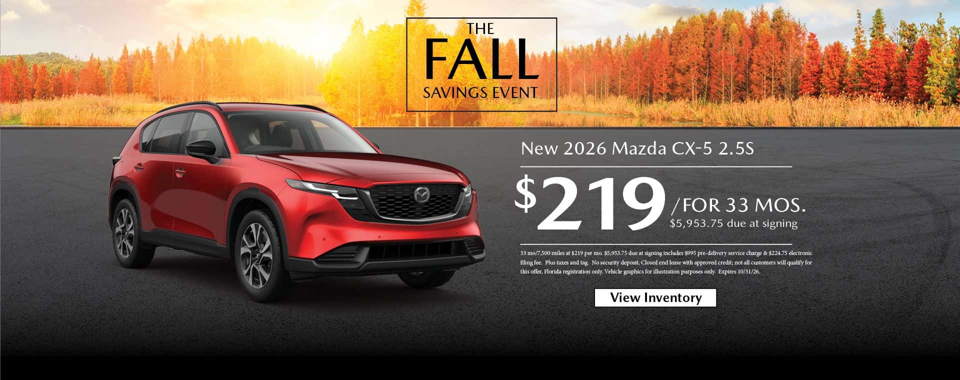 New 2026 Mazda CX-5 2.5S